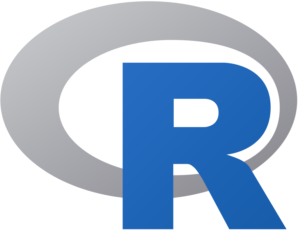 The R logo.