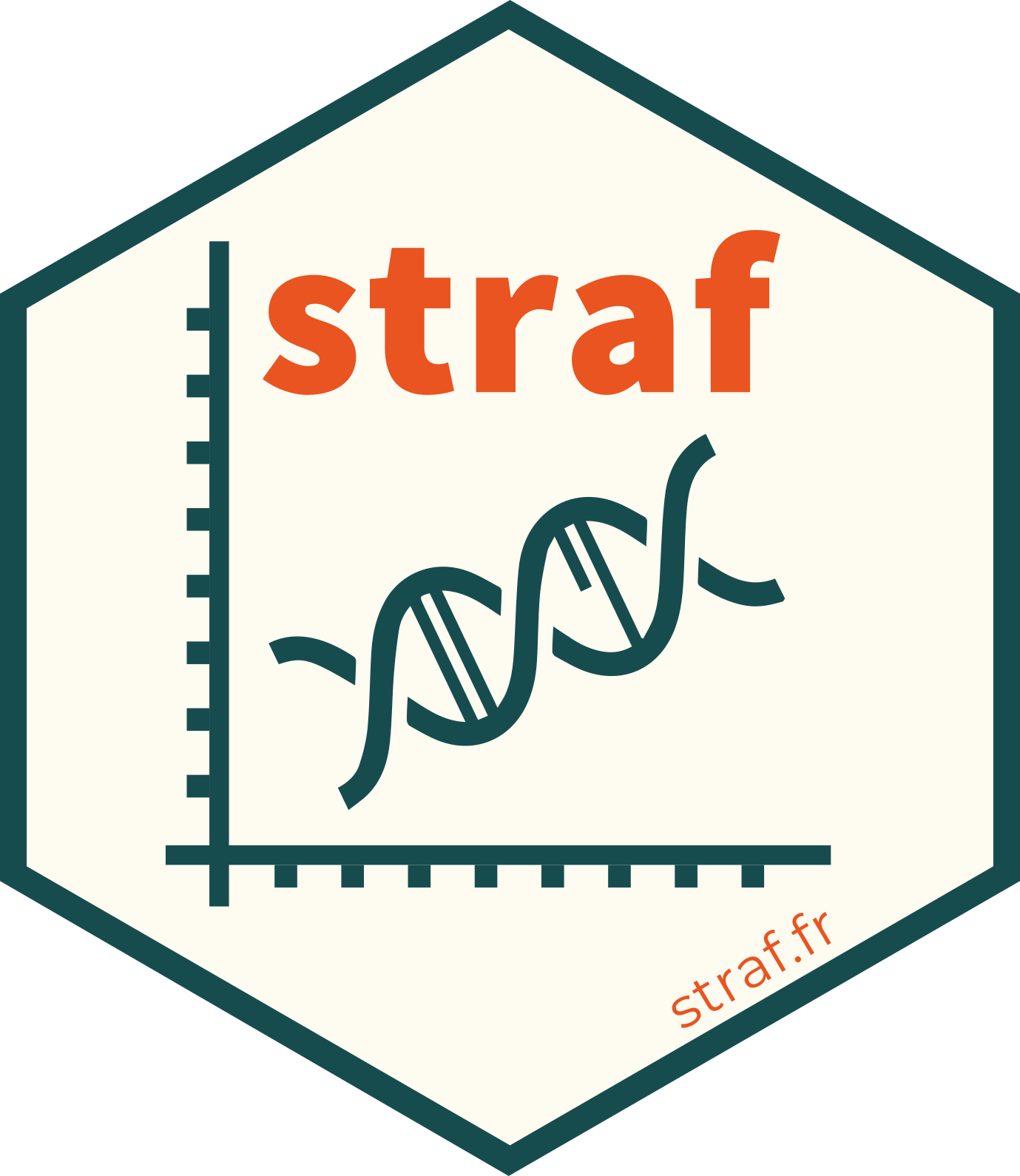 The STRAF logo.